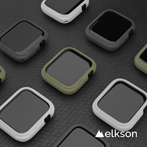 Elkson & Mifa 台灣官方旗艦店 elkson AppleWatch S9/8/7 Quattro軍規級防水耐震保護殼44/45mm