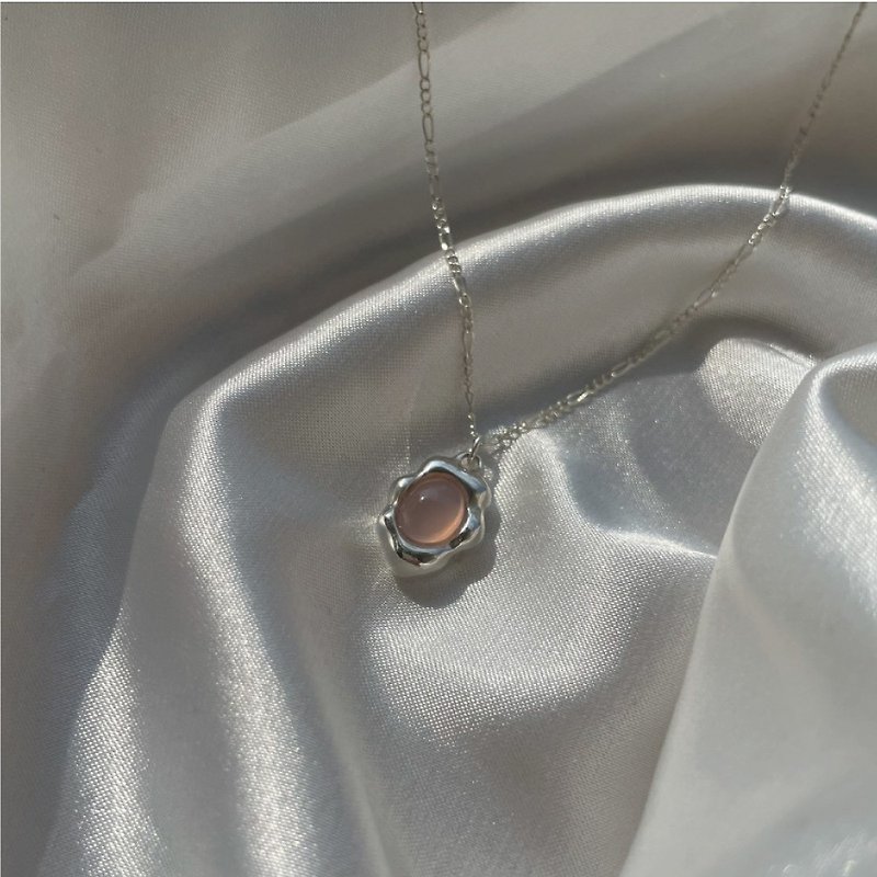 햇살 원석 목걸이 no.30 - Necklaces - Other Metals Silver