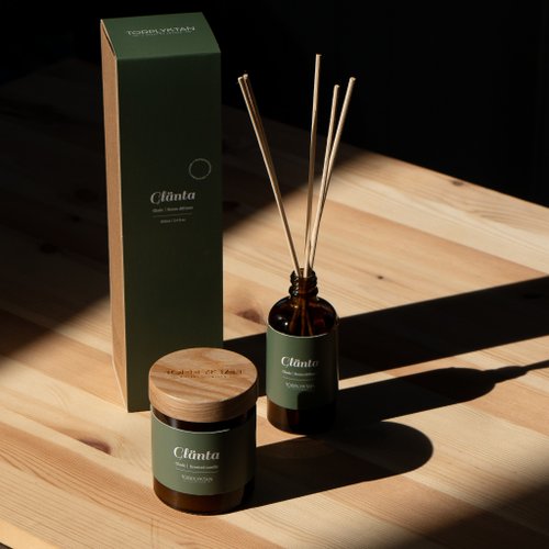 瑞典 Torplyktan 【瑞典 Torplyktan】北極森林蠟燭150g-森林之谷