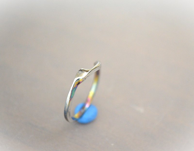 Titanium ring・チタンリング=かたわれ=12号サービス価格 - 戒指 - 其他金屬 多色