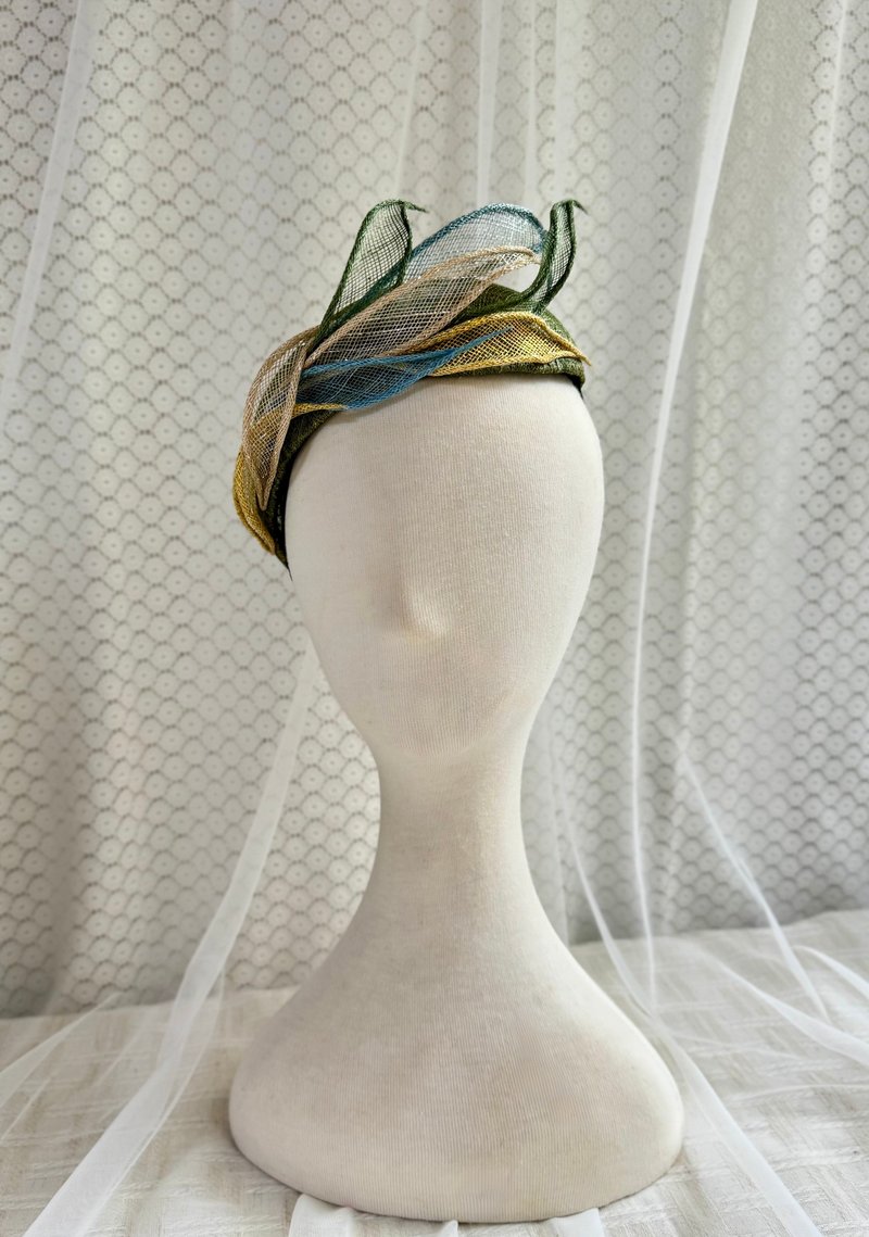 【宇宙系列】Fascinator - Lorna - 帽子 - 棉．麻 