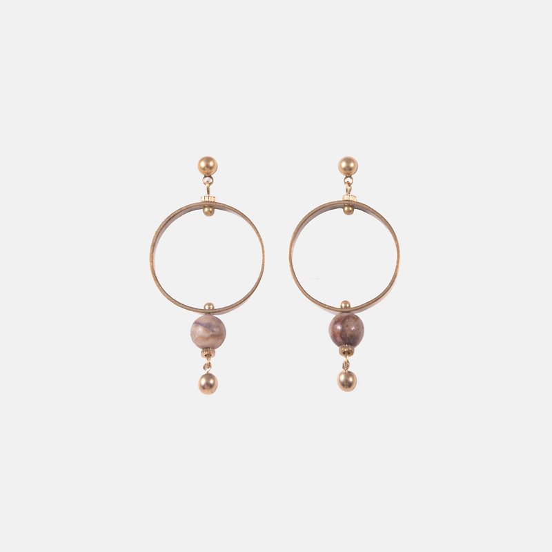Drap ' Stars Earrings - Earrings & Clip-ons - Gemstone Gold