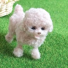 約2.8cm 小さい モールアート 白チワワ - ショップ Little Dog