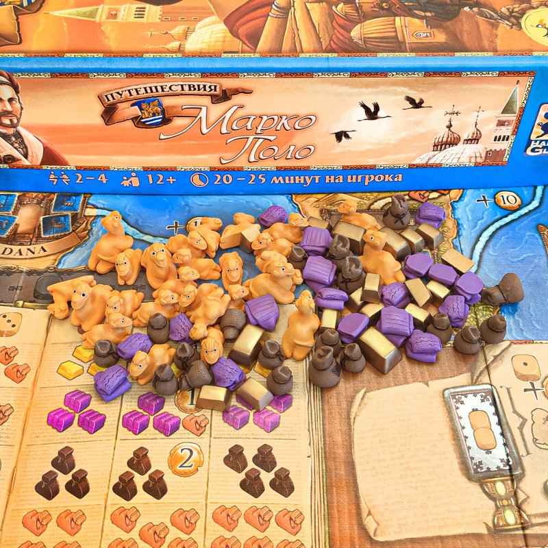 與馬可波羅航行棋盤遊戲兼容的豪華資源代幣 - 桌遊/卡牌 - 其他材質 