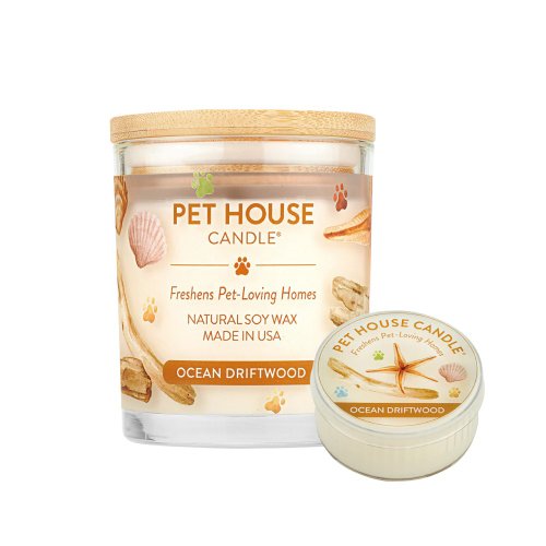 毛寵世代旗艦店 【美國PET HOUSE】室內除臭寵物香氛蠟燭-海洋浮木