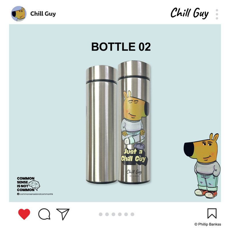 Chill Guy 保溫不繡鋼水樽 SS02 - 水壺/水瓶 - 其他金屬 