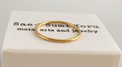 T様オーダーページ K24 Pure Gold Ring 純金の指輪/リング 1.8