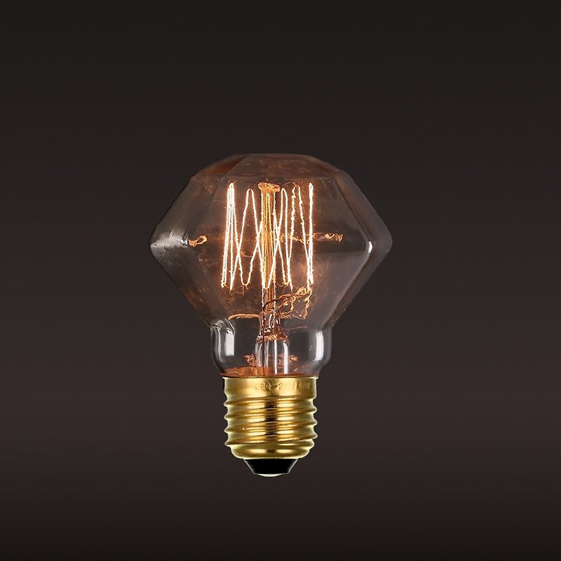 Retro‧Edison‧Tungsten bulb‧Small diamond (A) bulb│Good Form‧Good shape - งานเซรามิก/แก้ว - แก้ว สีเหลือง