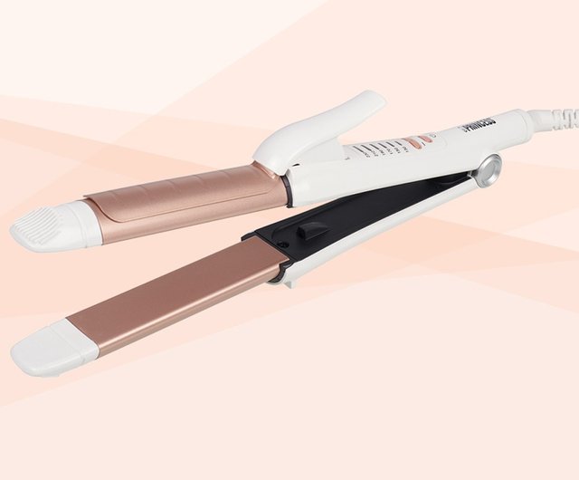 プリンセスローズゴールドツーユースセラミックヘアアイロン/イオン