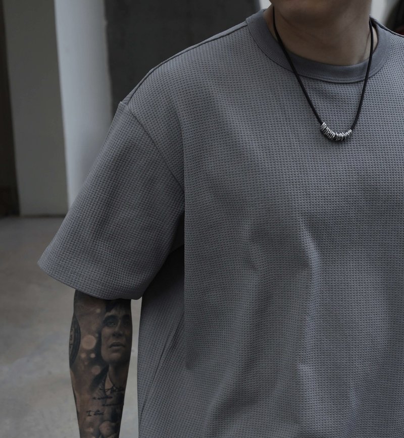 進口SOLO TEX 輕量化速乾華夫格短袖T恤 - 男 T 恤 - 其他材質 多色