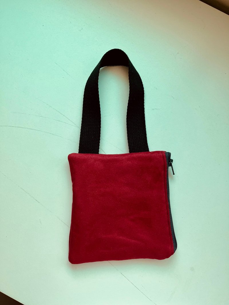 紅色素雅手挽萬用外出包 - 手提包/手提袋 - 其他人造纖維 紅色