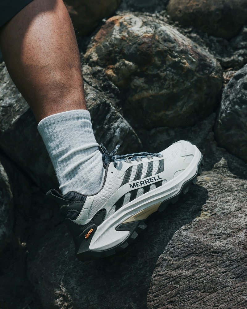 MERRELL MOAB SPEED 2 登山止滑健行越野鞋 男鞋-米黑色 - 男運動鞋/球鞋 - 其他材質 