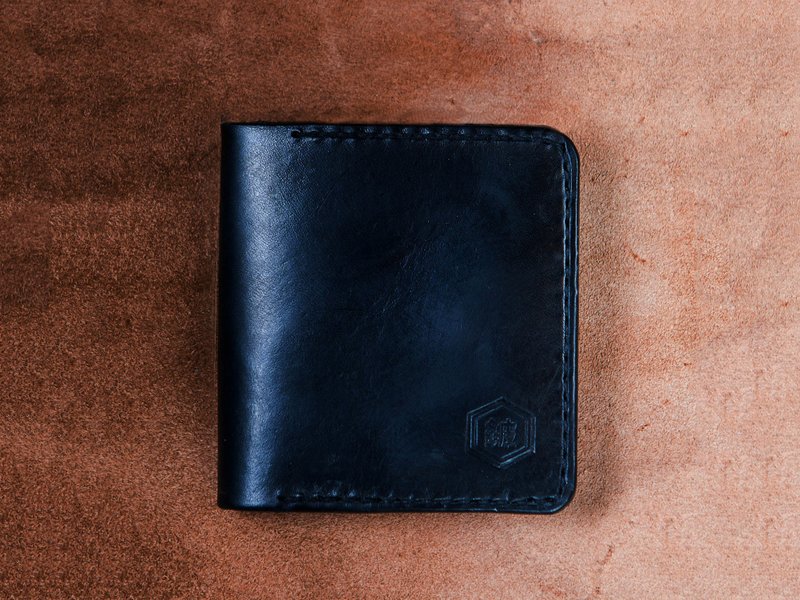 Scrooge Short Clip - Wallets - Genuine Leather Black