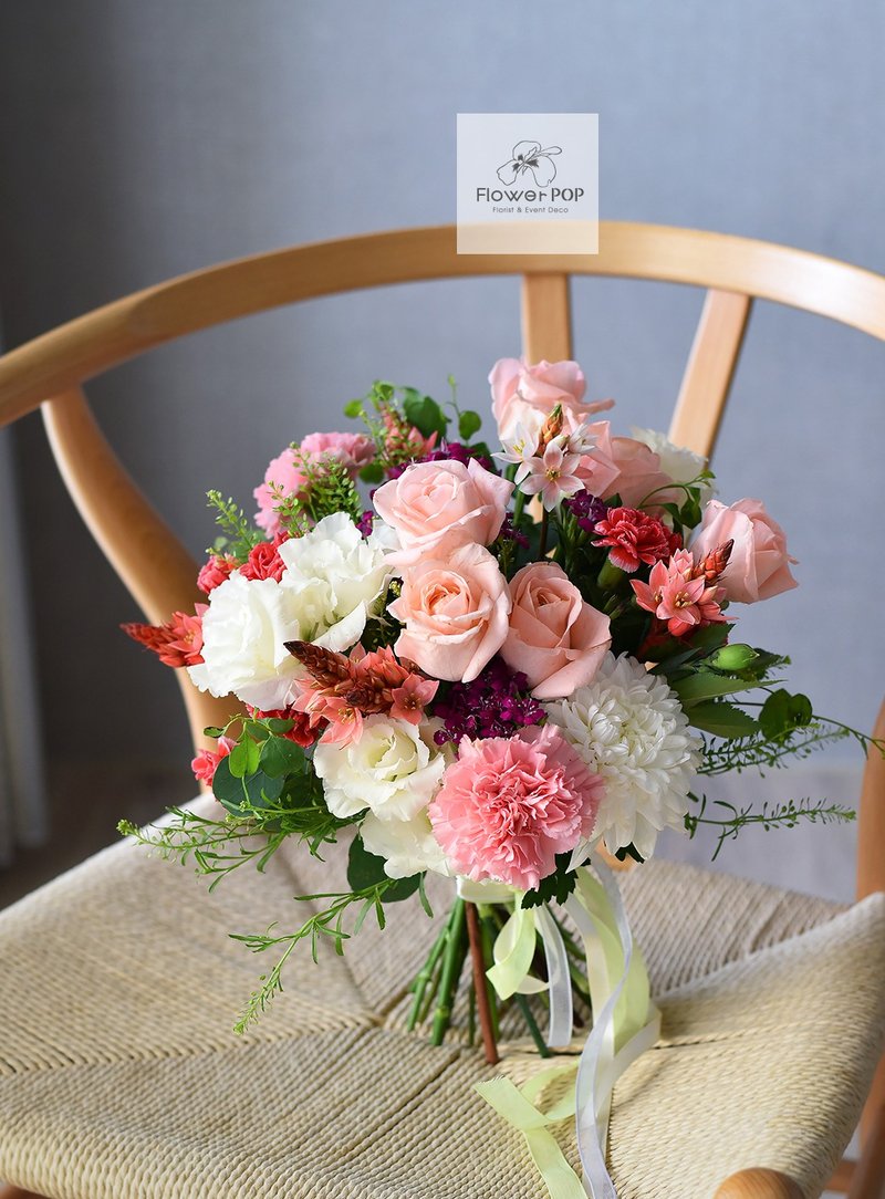 Sonnet bridal bouquet does not pick the bouquet wedding photo bouquet - Dried Flowers & Bouquets - Plants & Flowers Pink