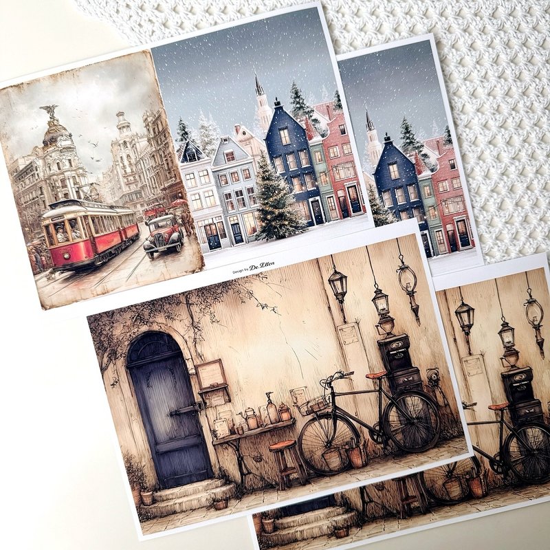 Z662 - 多種背景 - 貼紙 - 紙 