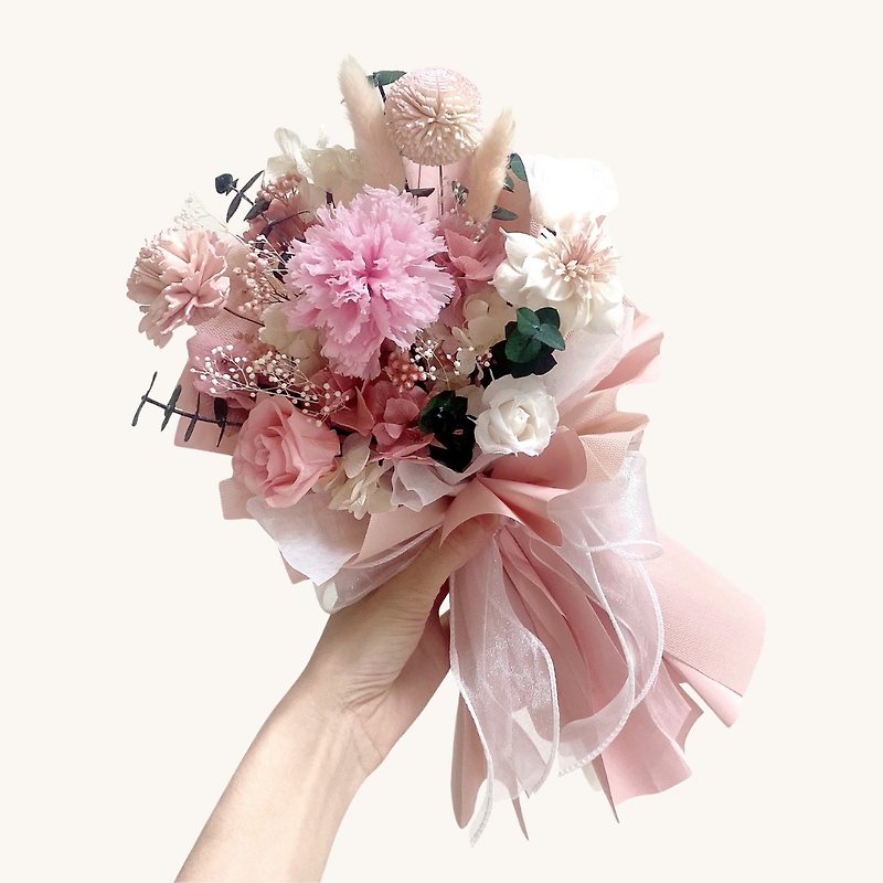[In stock] Mother’s Day carnation bouquet, the perfect choice for home decoration and Mother’s Day gift giving - Dried Flowers & Bouquets - Plants & Flowers Pink