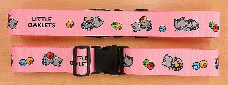 Oaklets buckle luggage belt (pink, purple version) - Other - Other Materials 