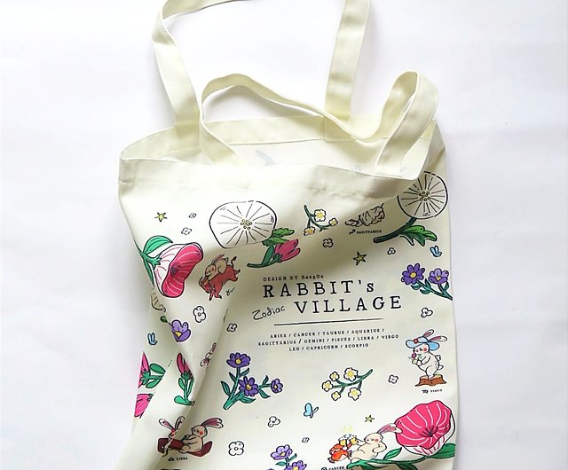 Japanese Style Tote Bag Bamboo Ring Hydrangea Mint Green - Shop WindGarden  design Handbags & Totes - Pinkoi