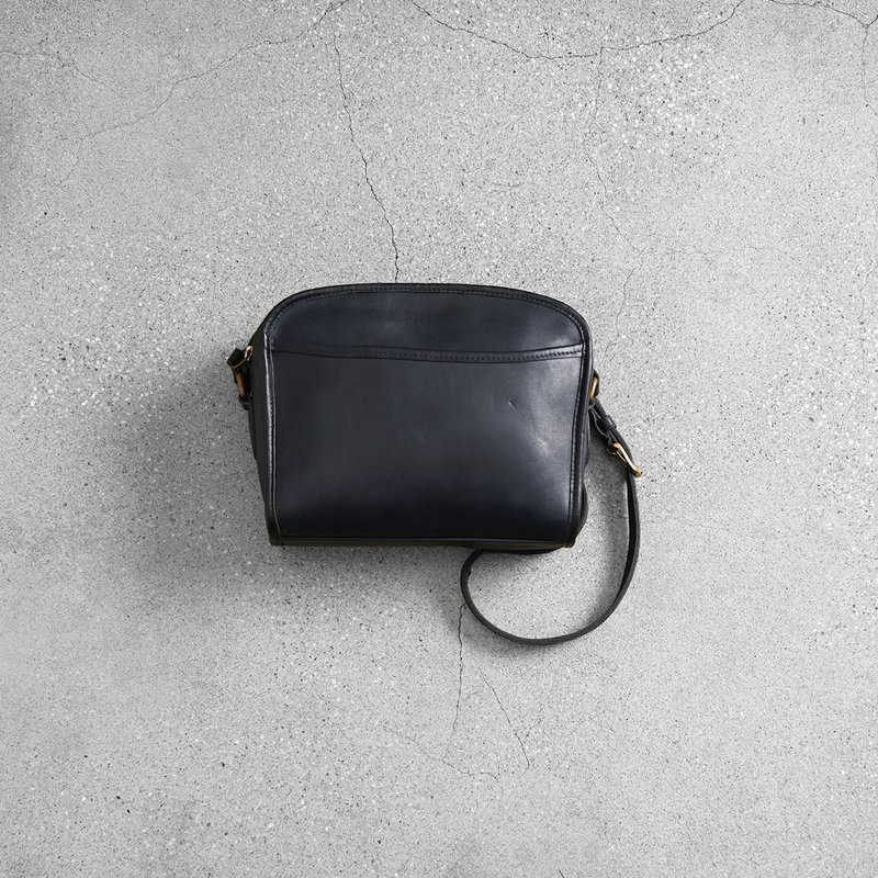 Coach 古董斜肩包 / 皮革包、二手精品古董、古董皮包、古董小包 - 側背包/斜背包 - 真皮 藍色