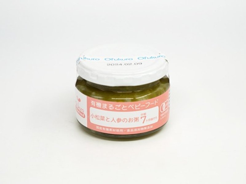 【日本直送】ベビー用7ヶ月 小松菜と人参のお粥 (有機) 100g - 料理包/調理包 - 其他材質 