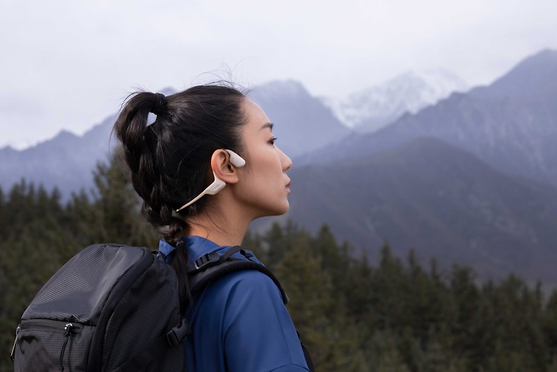 Shokz OpenRun Pro Mini (S811) PREMIUM BONE CONDUCTION OPEN-EAR SPORT HEADPHONES - Headphones & Earbuds - Other Materials Black