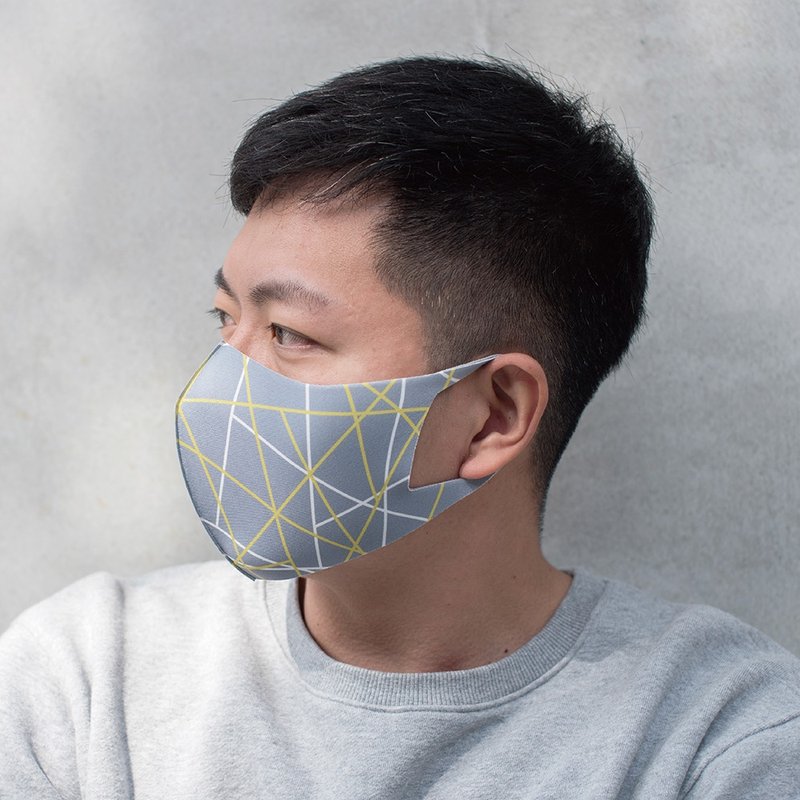 立體線條─3D立體透氣抗菌口罩 - 口罩/口罩收納套 - 其他材質 多色