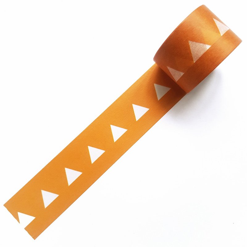 mt Wamon Masking Tape 30mm / Uroko Orange (MT01K1942) - มาสกิ้งเทป - กระดาษ สีส้ม