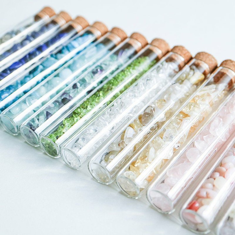 試管瓶標本系列 礦物 (共5款) - 擺飾/家飾品 - 其他材質 透明