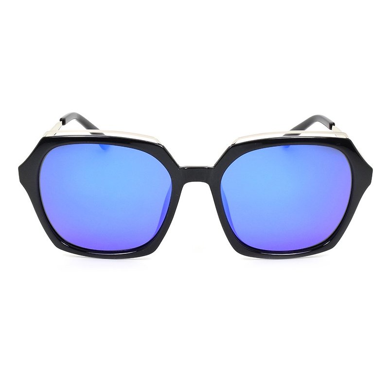 ファッションアイウェア - サングラスサングラス/デフォーム黒 - 眼鏡・フレーム - 金属 ブラック