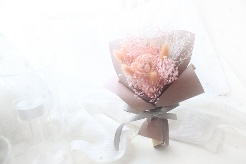 Silver snow starry pink does not wither the small star bouquet - Dried Flowers & Bouquets - Plants & Flowers 