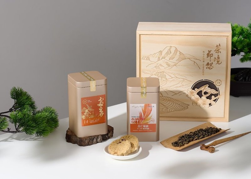 Afternoon Tea Wooden Box Mid-Autumn Festival Charity Gift Box Premium Choice TCOD Taichung Original Medal Tea - ชา - วัสดุอื่นๆ 