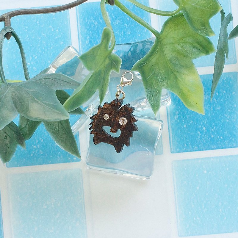 Monster wooden charm - Charms - Wood Brown