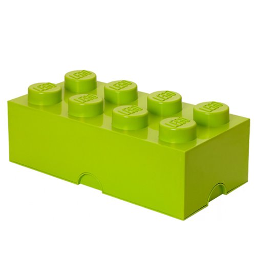 Room Copenhagen 台灣代理（昱瑒） Room Copenhagen 樂高 LEGO 8凸收納盒-檸檬綠(40041220)