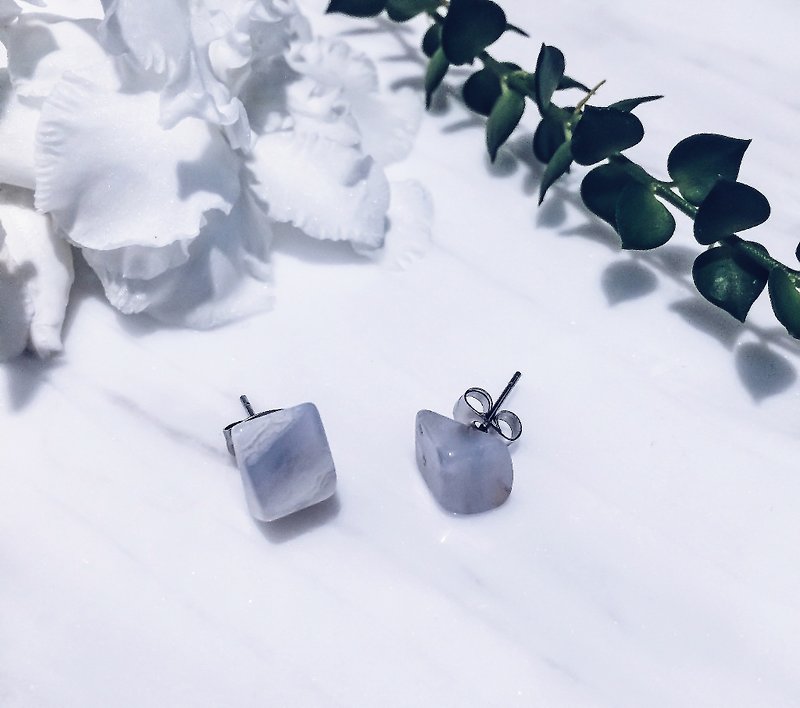 colorful dream earrings | psychedelic smoke - Earrings - Earrings & Clip-ons - Gemstone Purple