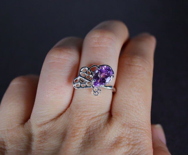 K14 アメジスト リング