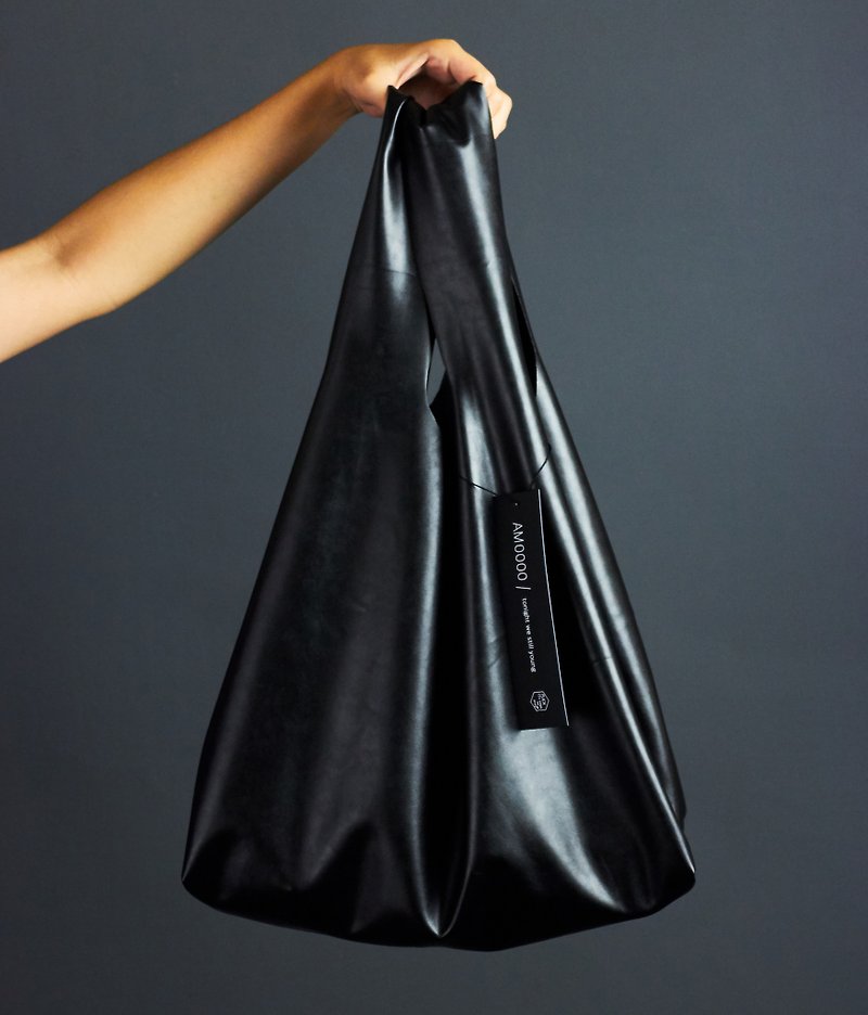 AM0000 leather suede bag inside the law S limited edition sale - กระเป๋าแมสเซนเจอร์ - หนังแท้ สีดำ