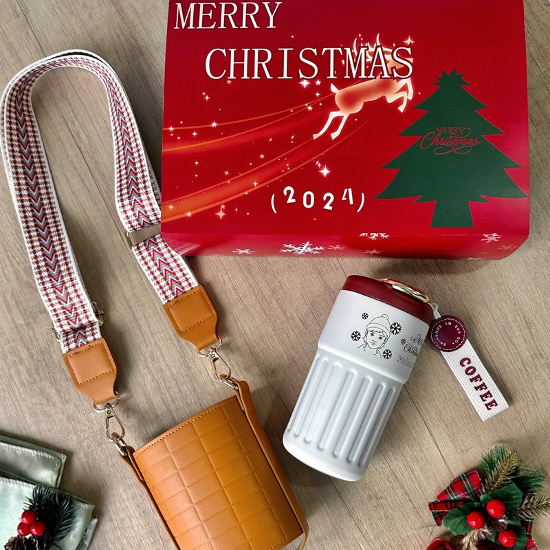 [Christmas Gift] Exchange gift thermos cup set, warm winter gift, customized engraving and gift giving - Vacuum Flasks - Stainless Steel 