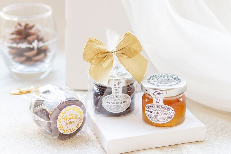 金色質感風格 精巧單包裝 英國Tiptree果醬 28g 婚禮小物 伴手禮 - 果醬/抹醬 - 新鮮食材 金色