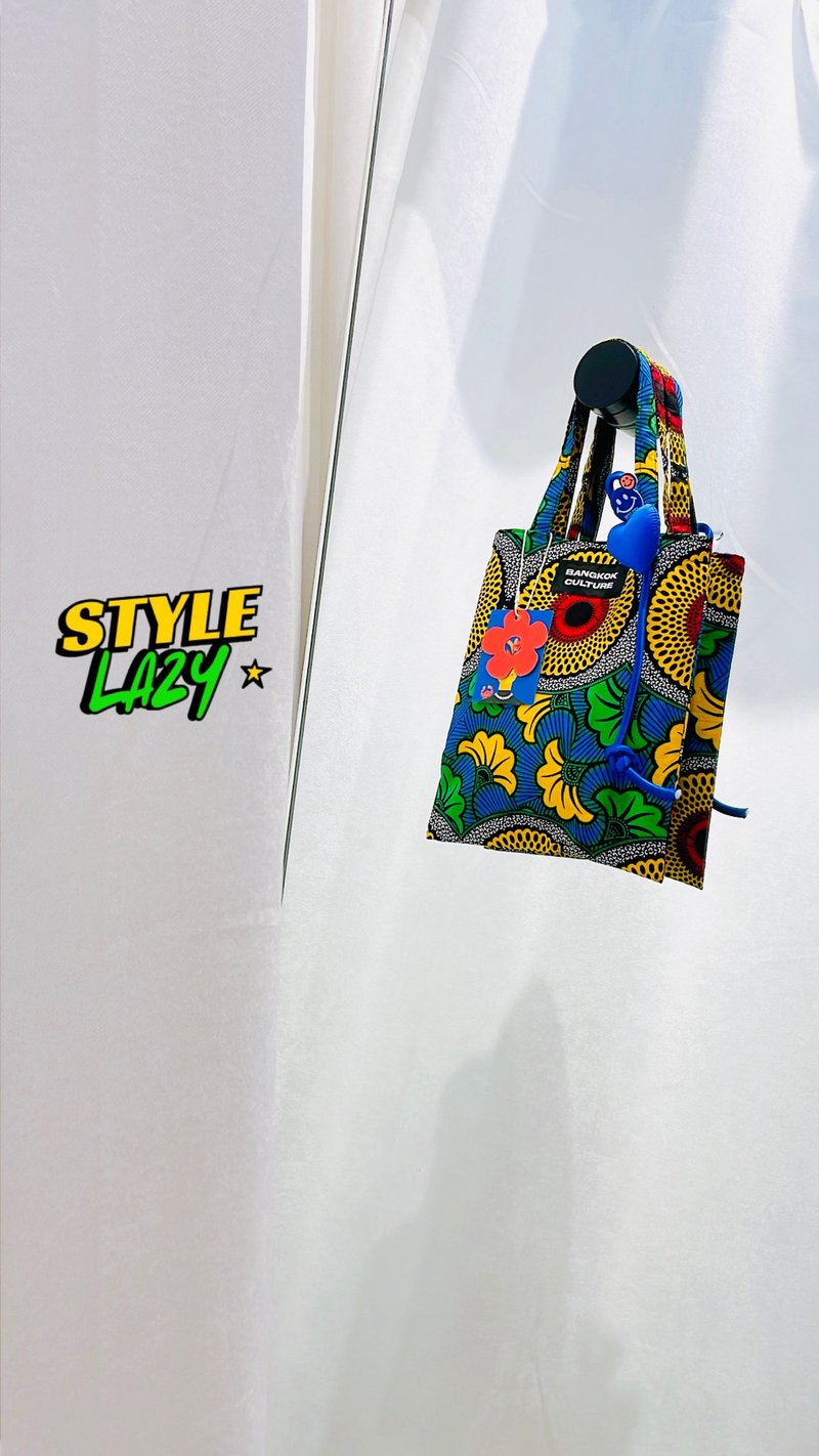 民族迷你TOTE BAG - 手提包/手提袋 - 其他材質 