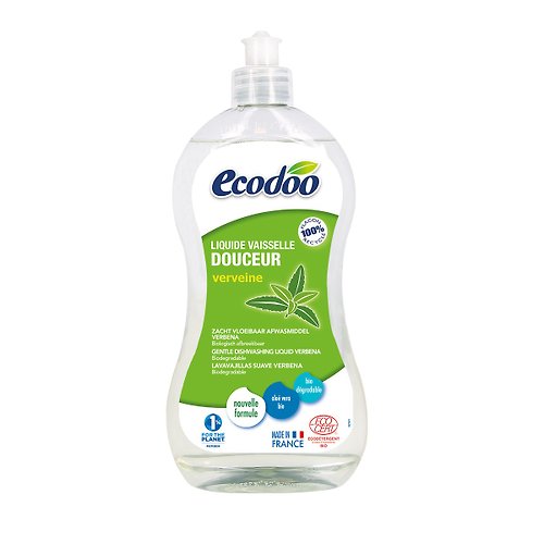Ecodoo易可多 法國環保有機清潔劑 Ecodoo易可多 環保洗碗精-蘆薈馬鞭草500m