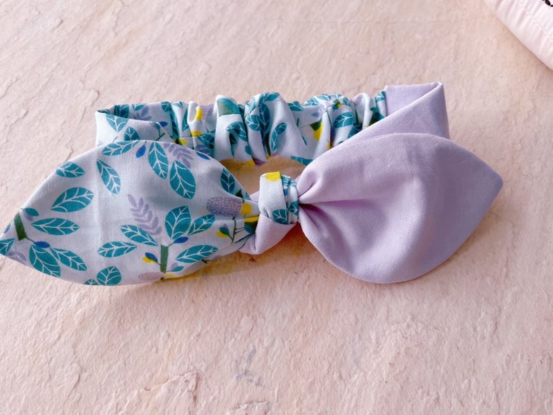 Oriole family time. Pure cotton strappy bow baby headband - Baby Hats & Headbands - Cotton & Hemp Multicolor