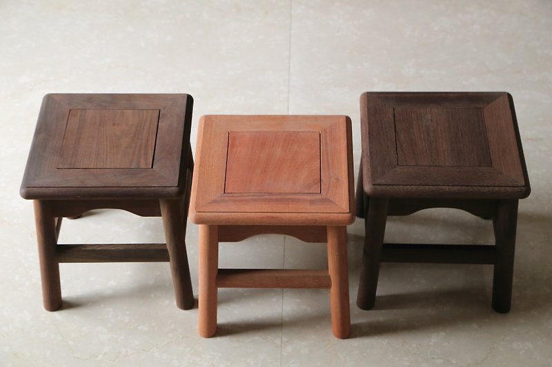 *唐林實木家具*完色系列小板凳 方板凳 實木 椅子 稀有實木 - 其他家具 - 木頭 咖啡色