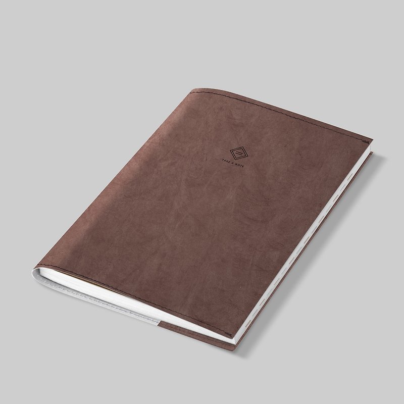 ノート2019のREGULAR PLANNER +ブックカバーを取る - ノート・手帳 - 紙 ブラウン