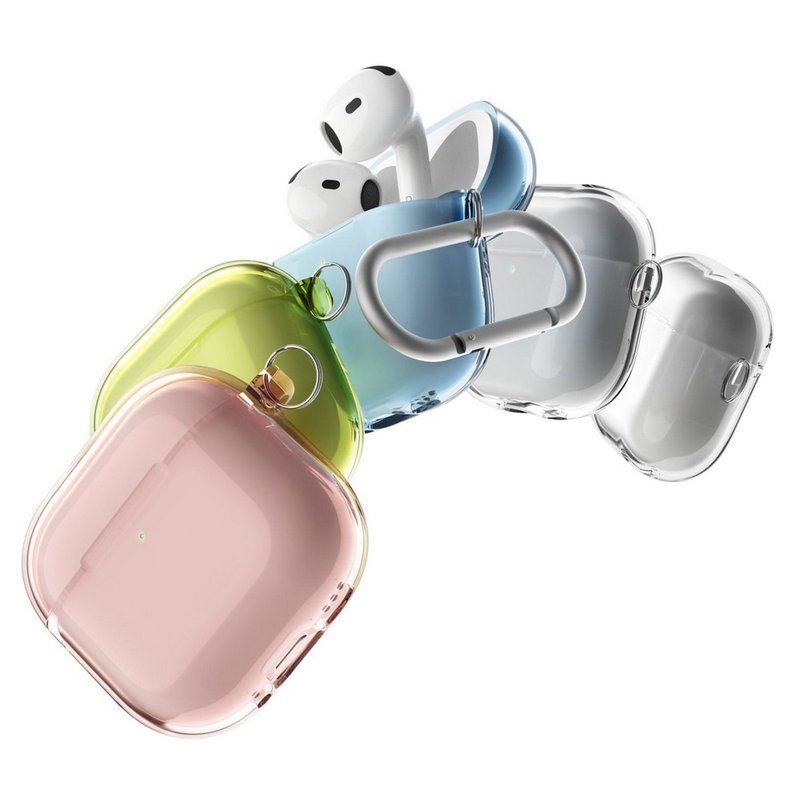 AirPods 4 無痕透明保護殼 (附扣環) - airpods/耳機保護套 - 塑膠 透明