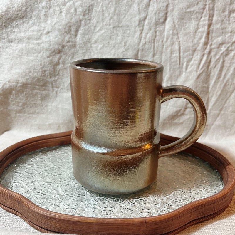 柴燒600cc超大馬克杯 / 啤酒杯 / 小平凡手作 - 茶壺/茶杯/茶具 - 陶 