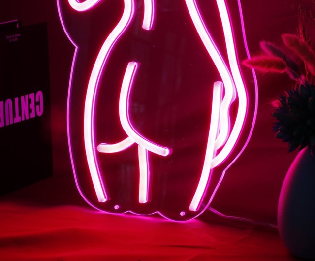 セクシーガールネオンライトガールLEDルミナスワードネオン