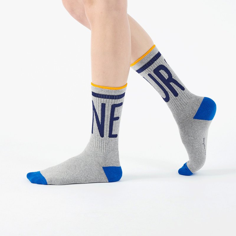 Your Tone Antibacterial Sports Socks/Grey (F)-MIT Antibacterial Sports Socks - Socks - Cotton & Hemp Gray