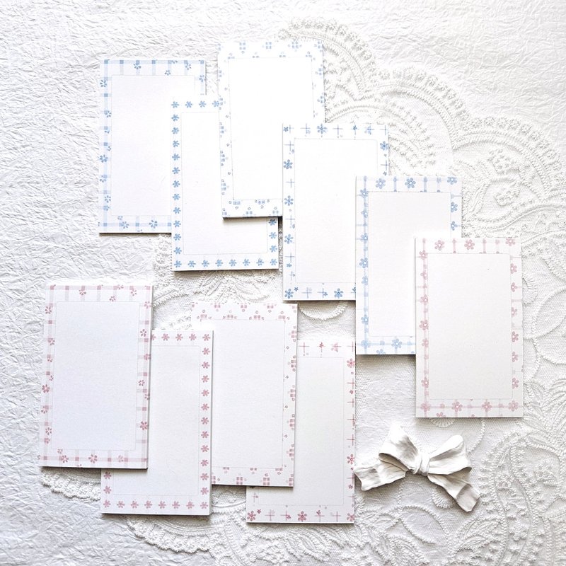 flower frame note paper - กระดาษโน้ต - กระดาษ 