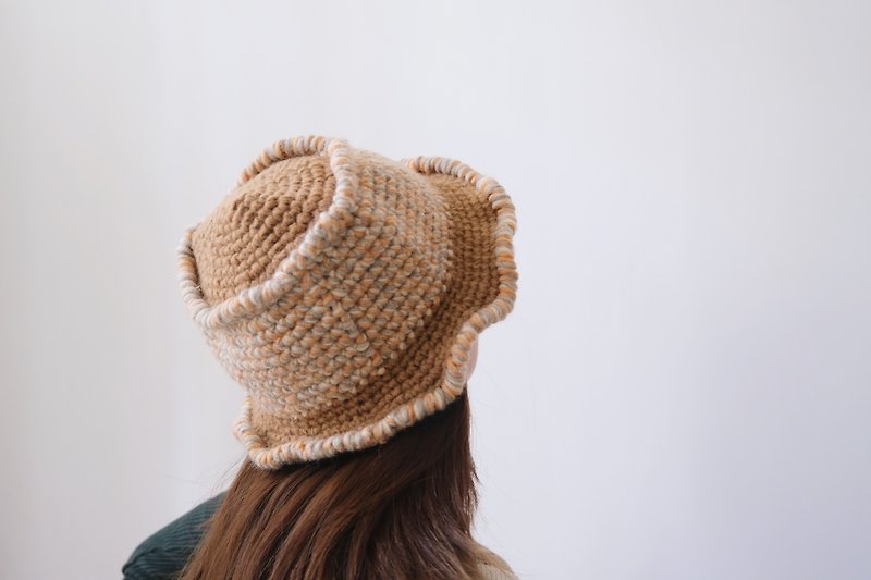 日本羊毛 | 鉤織帽子 - 帽子 - 羊毛 