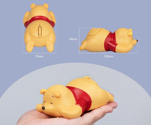 こどもの楽しい生活】くまのプーさんシリーズ 3D人形風ワイヤレス光学